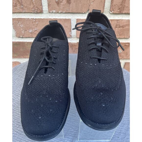 Men\'s Cole Haan Wingtip Original Black Fabric Dress/Business Shoes Size 9.5M main image 2